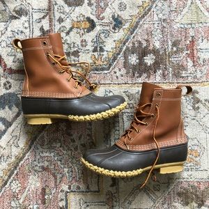 Llbean winter duck boots excellent condition